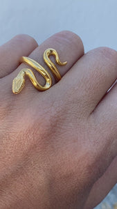 snake ring gold