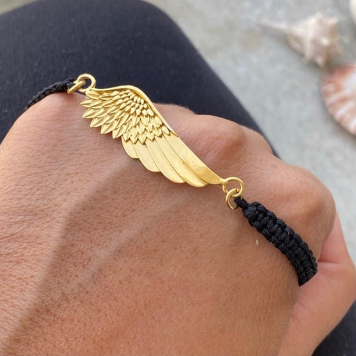 angel wing bracelet