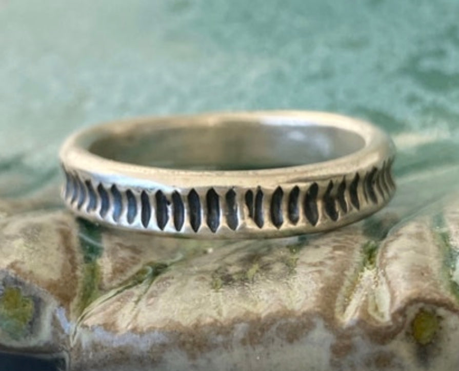 silver ring, handmade silver ring wedding bands