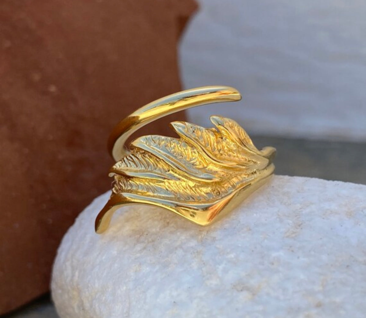 angel wing ring