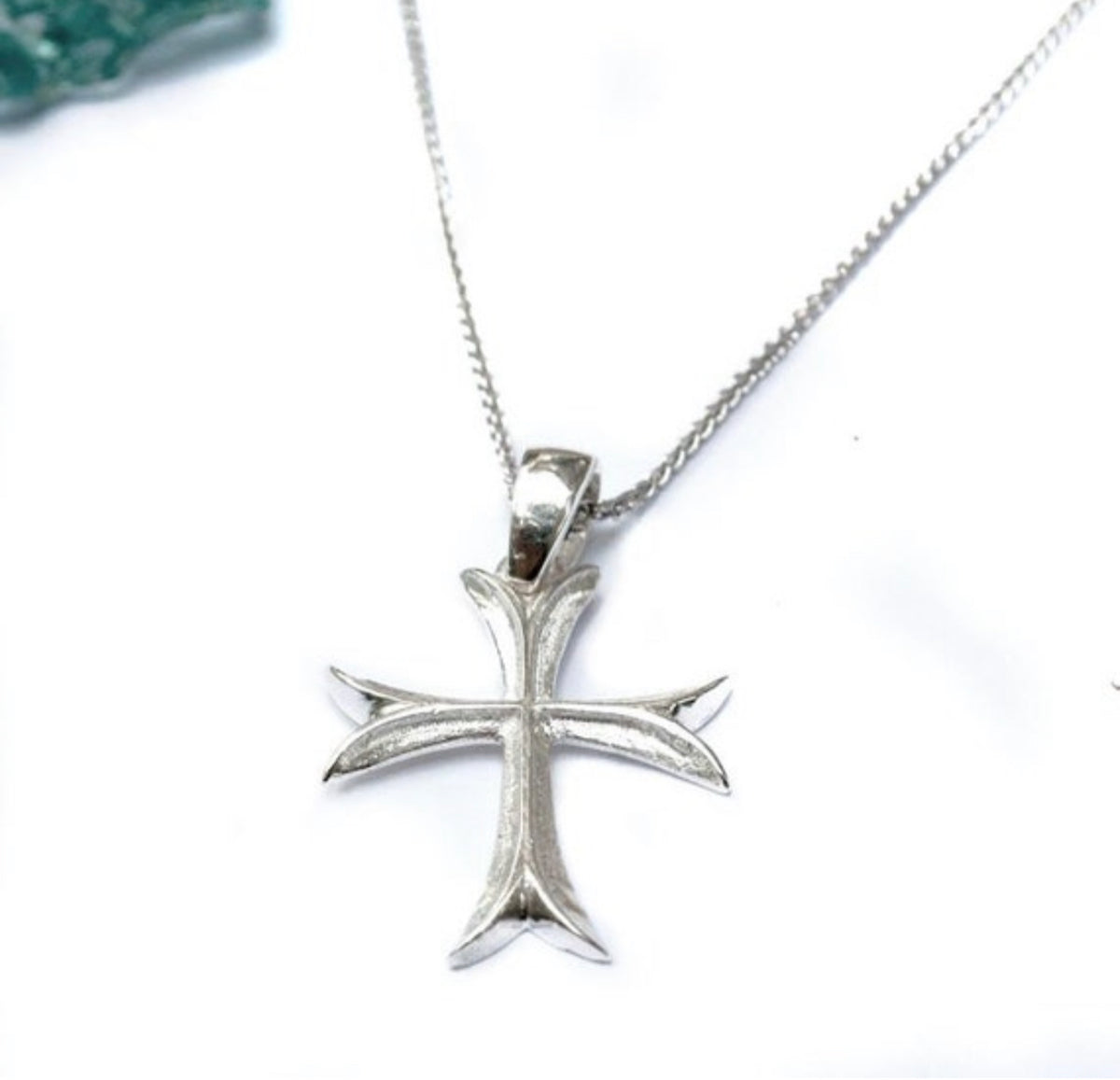 silver cross byzantine