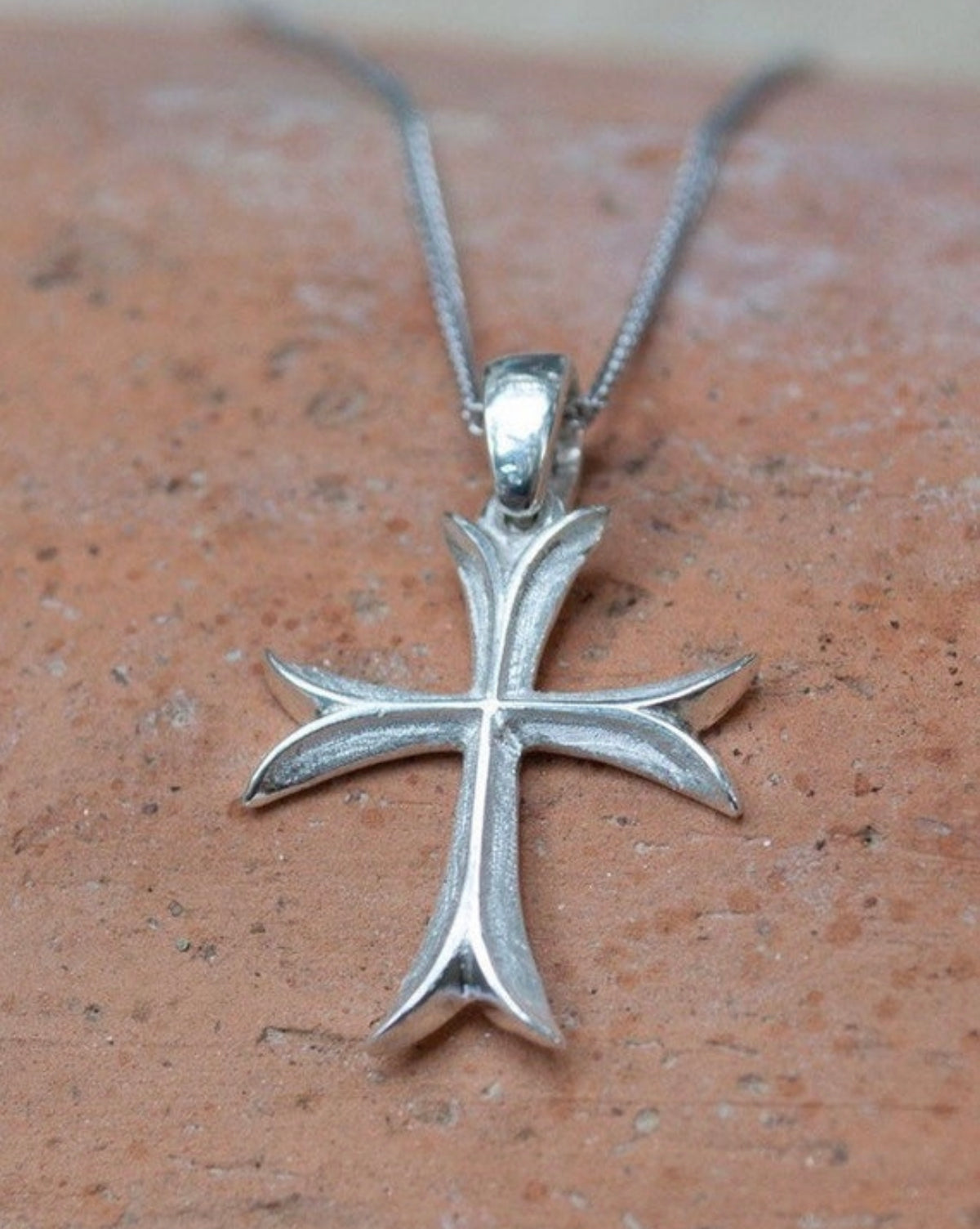 silver cross byzantine