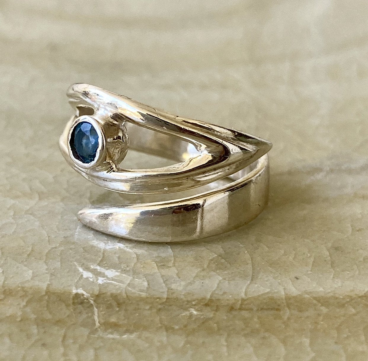Chrysoprase Ring, May Birthstone, June Birthstone, February Birthstone –  Adina Stone Jewelry