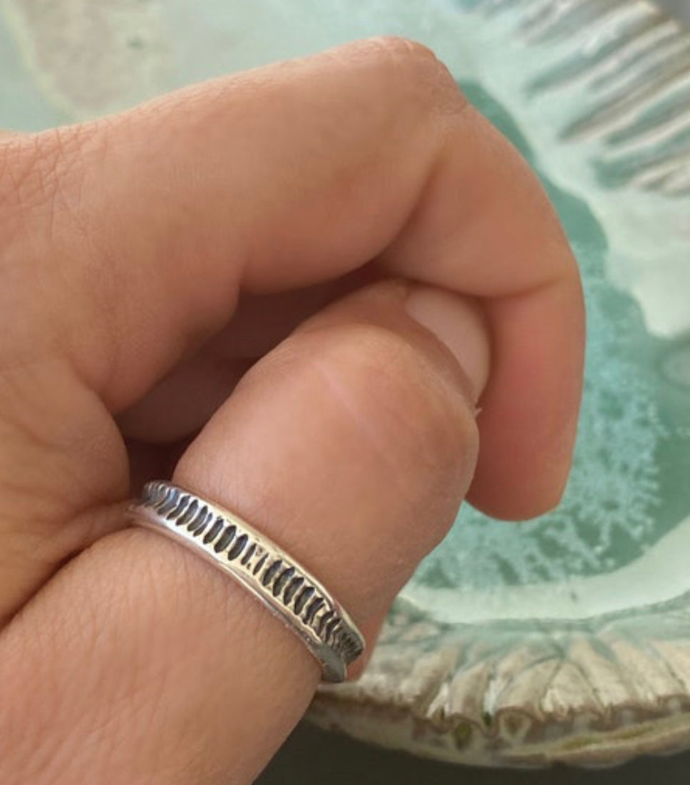 silver ring, handmade silver ring wedding bands