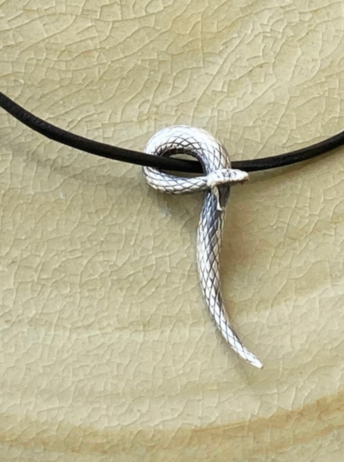 snake necklace silver