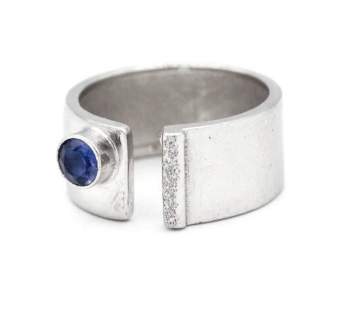 blue iolite ring
