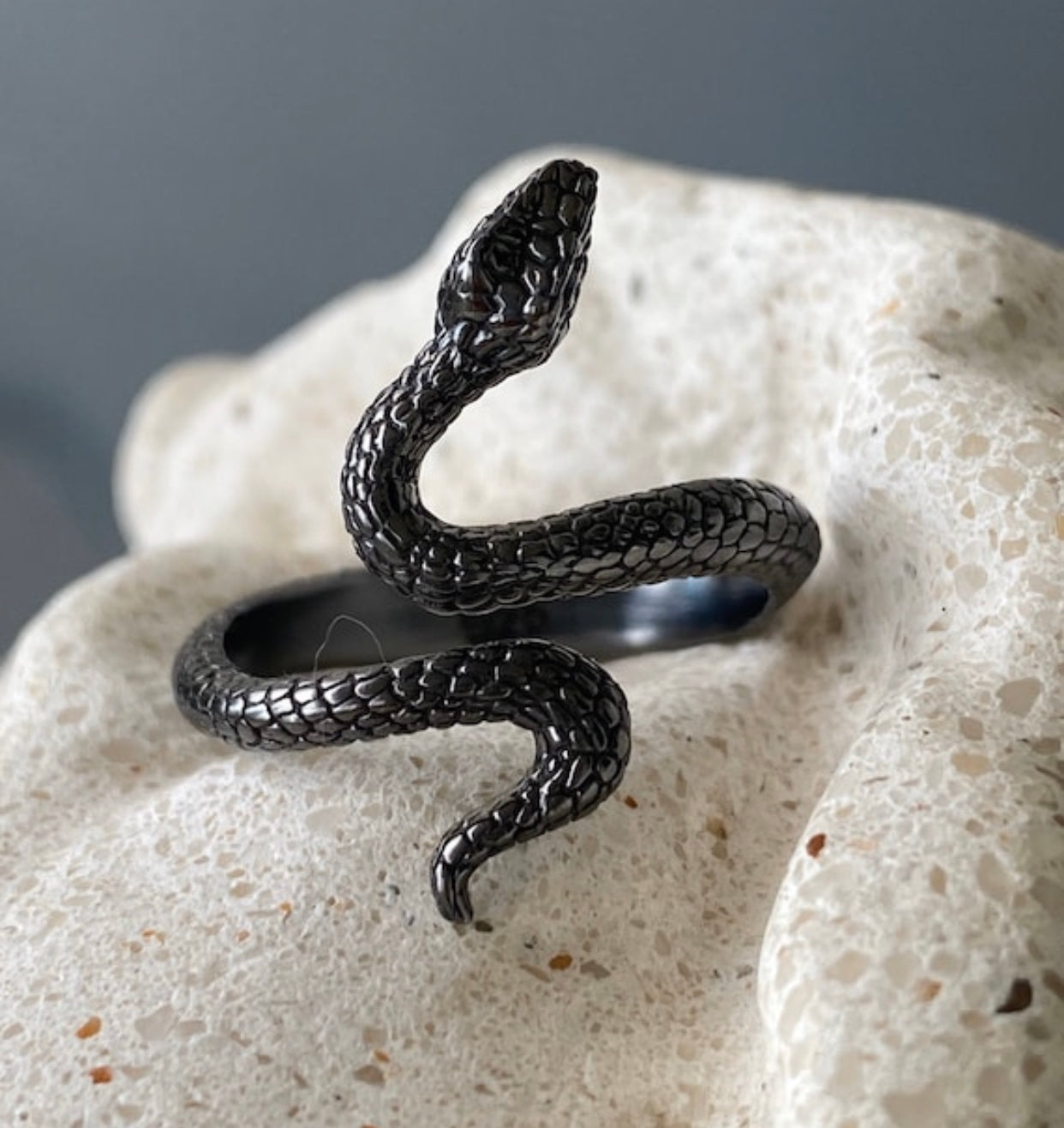 black snake ring