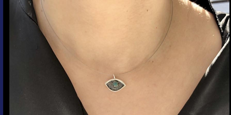 Evil eye necklace with turquoise 